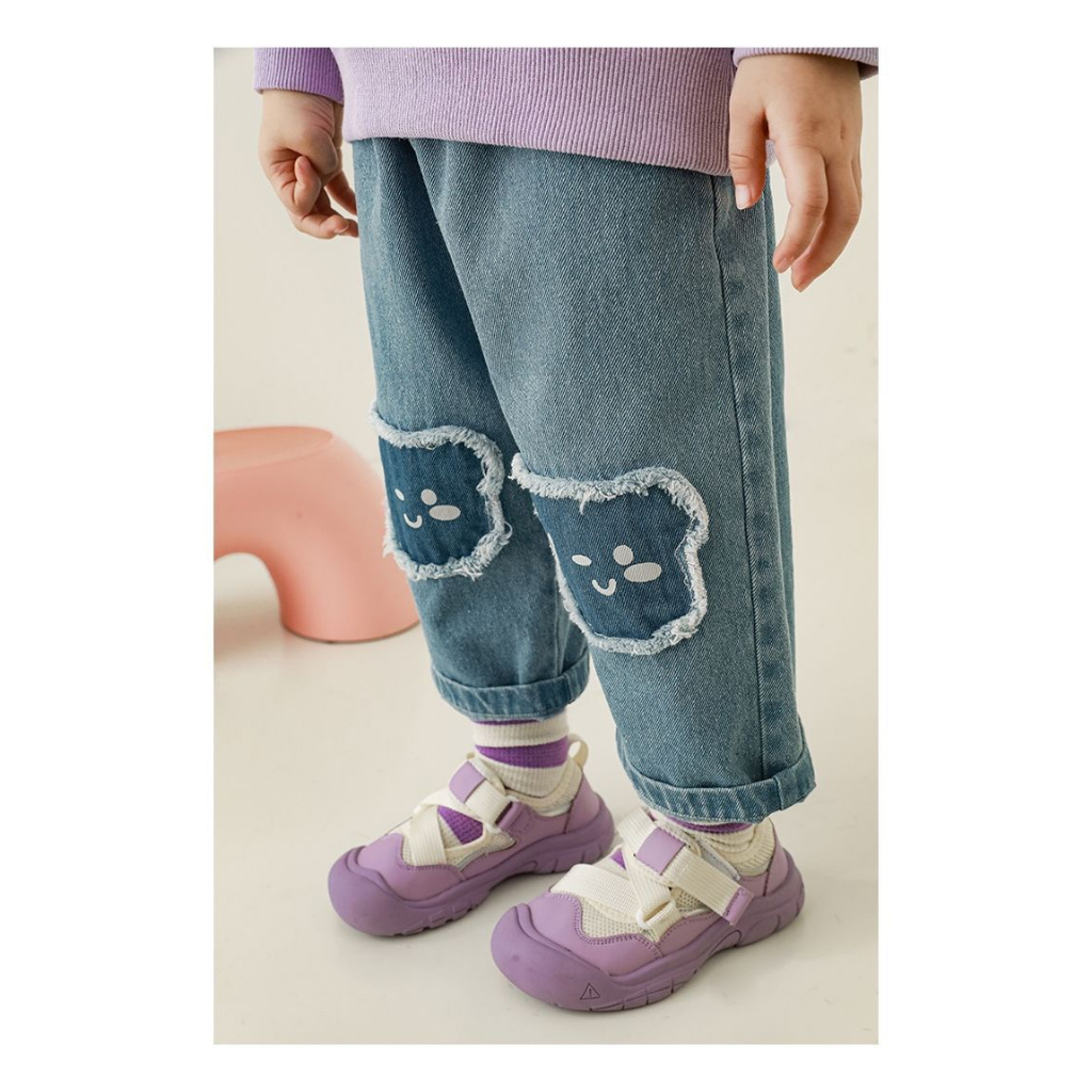 Quần Jean Ống Suông Thời Trang 2023 Dành Cho Bé Gái