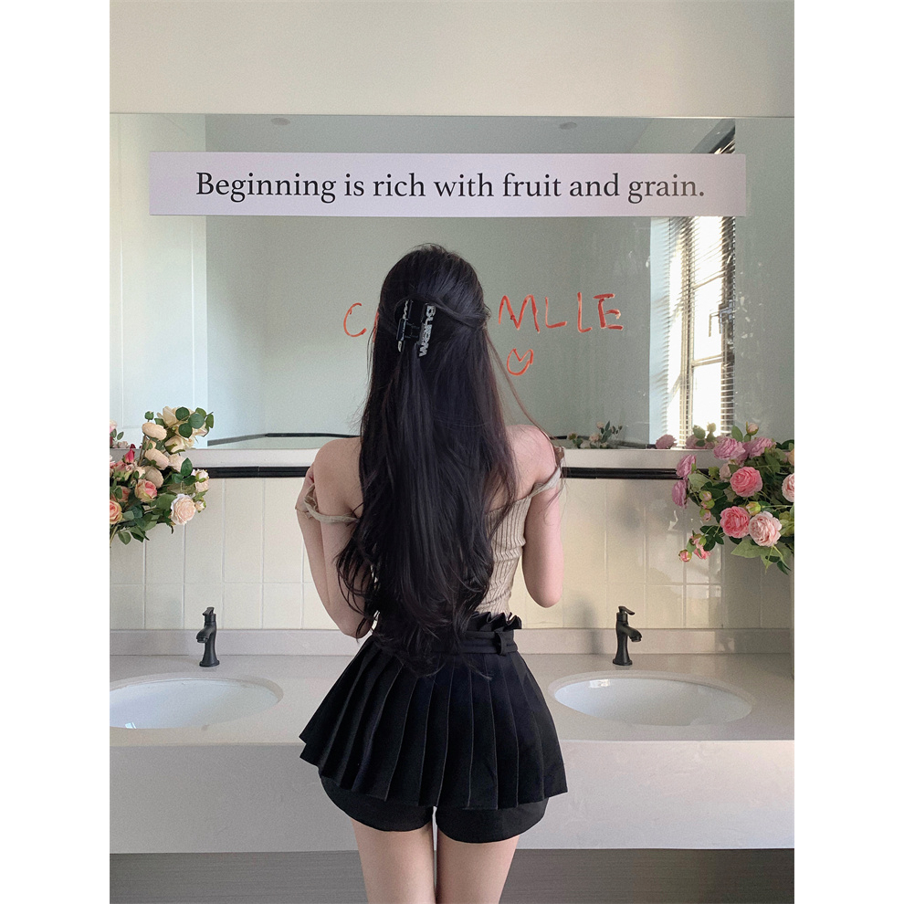 Áo Croptop Hai Dây Ôm Dáng Gợi Cảm Theo Phong Cách Mùa Hè Hàn Quốc Dành Cho Nữ