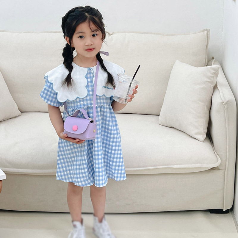 Túi Đeo Chéo Mini Đơn Giản Thời Trang Hàn Quốc Cho Bé Gái