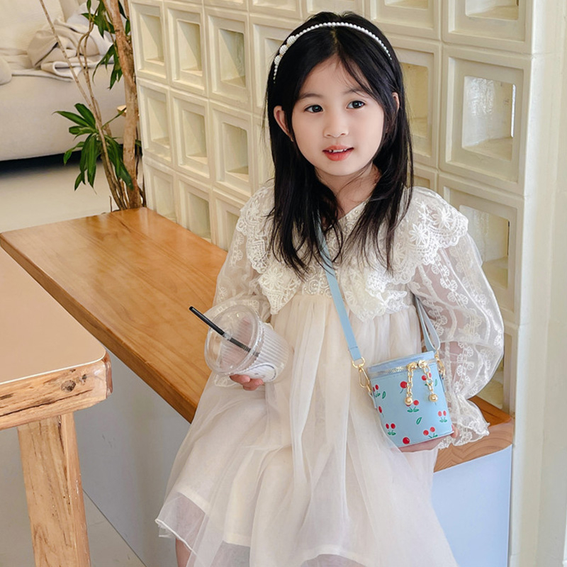 Túi Da PU Đeo Chéo Thời Trang Dành Cho Bé Gái