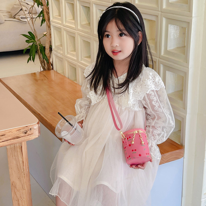 Túi Da PU Đeo Chéo Thời Trang Dành Cho Bé Gái