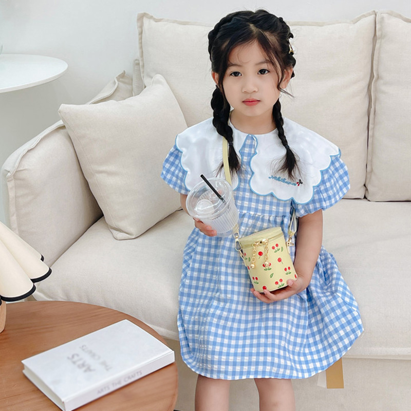 Túi Da PU Đeo Chéo Thời Trang Dành Cho Bé Gái