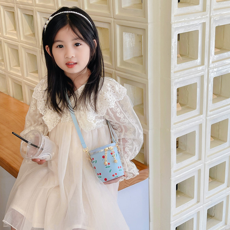 Túi Da PU Đeo Chéo Thời Trang Dành Cho Bé Gái