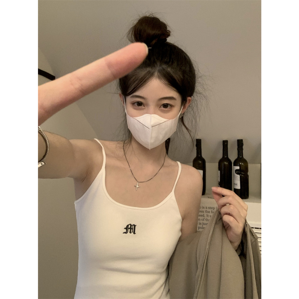 Đầm Hai Dây Ôm Dáng Thêu Họa Tiết Xinh Xắn Theo Phong Cách Mùa Hè Dành Cho Nữ