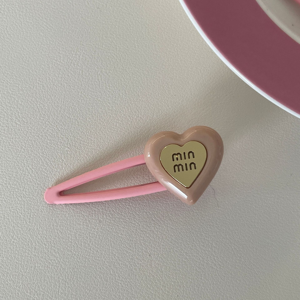 Kẹp Tóc Mỏ Vịt Đính Kim Cương Lấp Lánh Màu Hồng Nhạt Cao Cấp Dành Cho Nữ