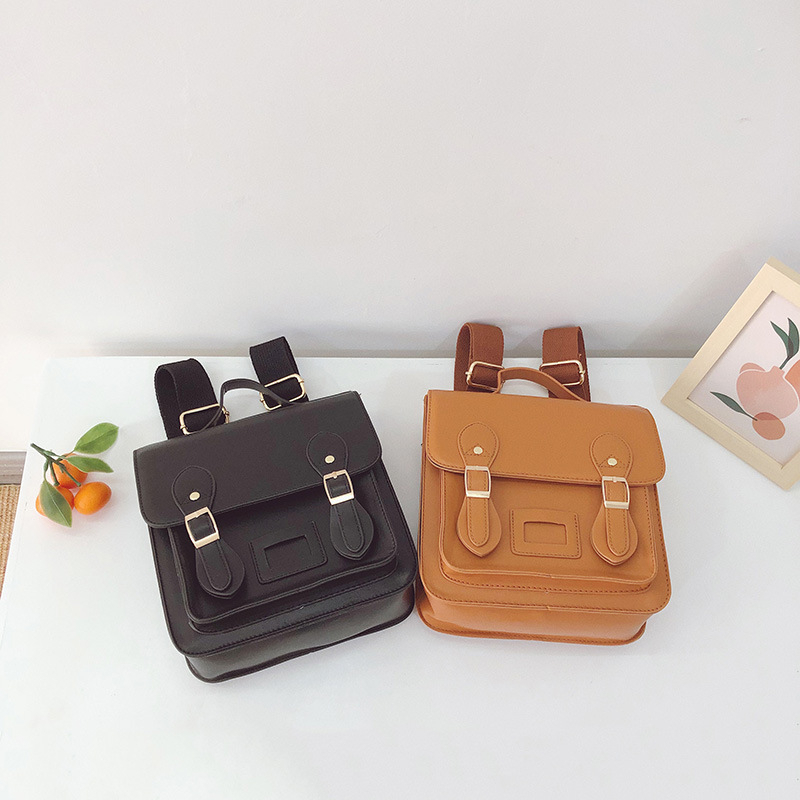 Balo Da PU Phong CáCh Retro Cho Bé