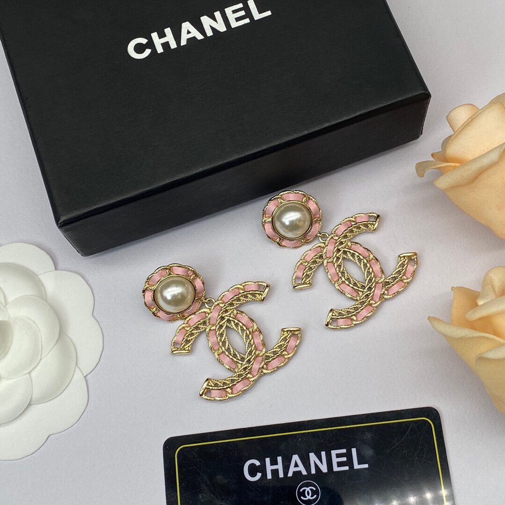 Bông Tai Mạ Vàng 18K Hình Chữ C Thời Trang