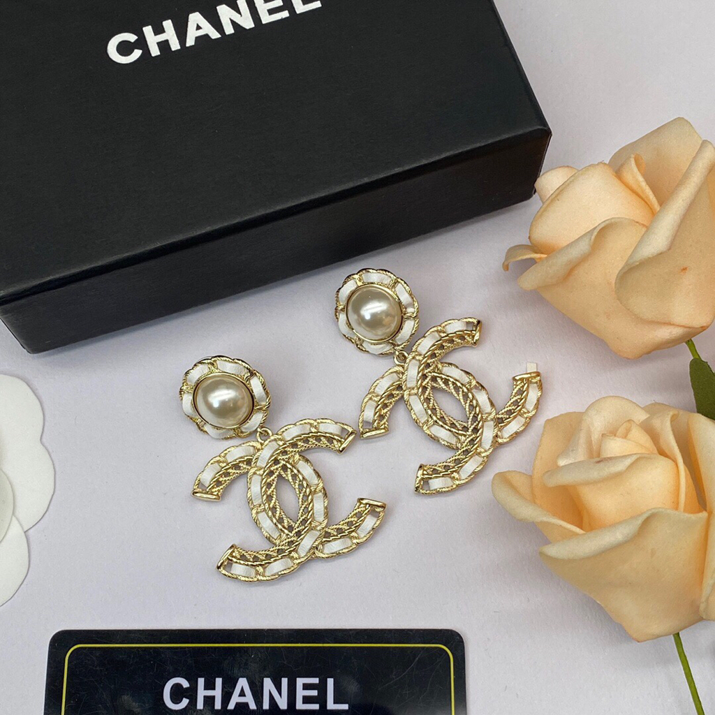 Bông Tai Mạ Vàng 18K Hình Chữ C Thời Trang