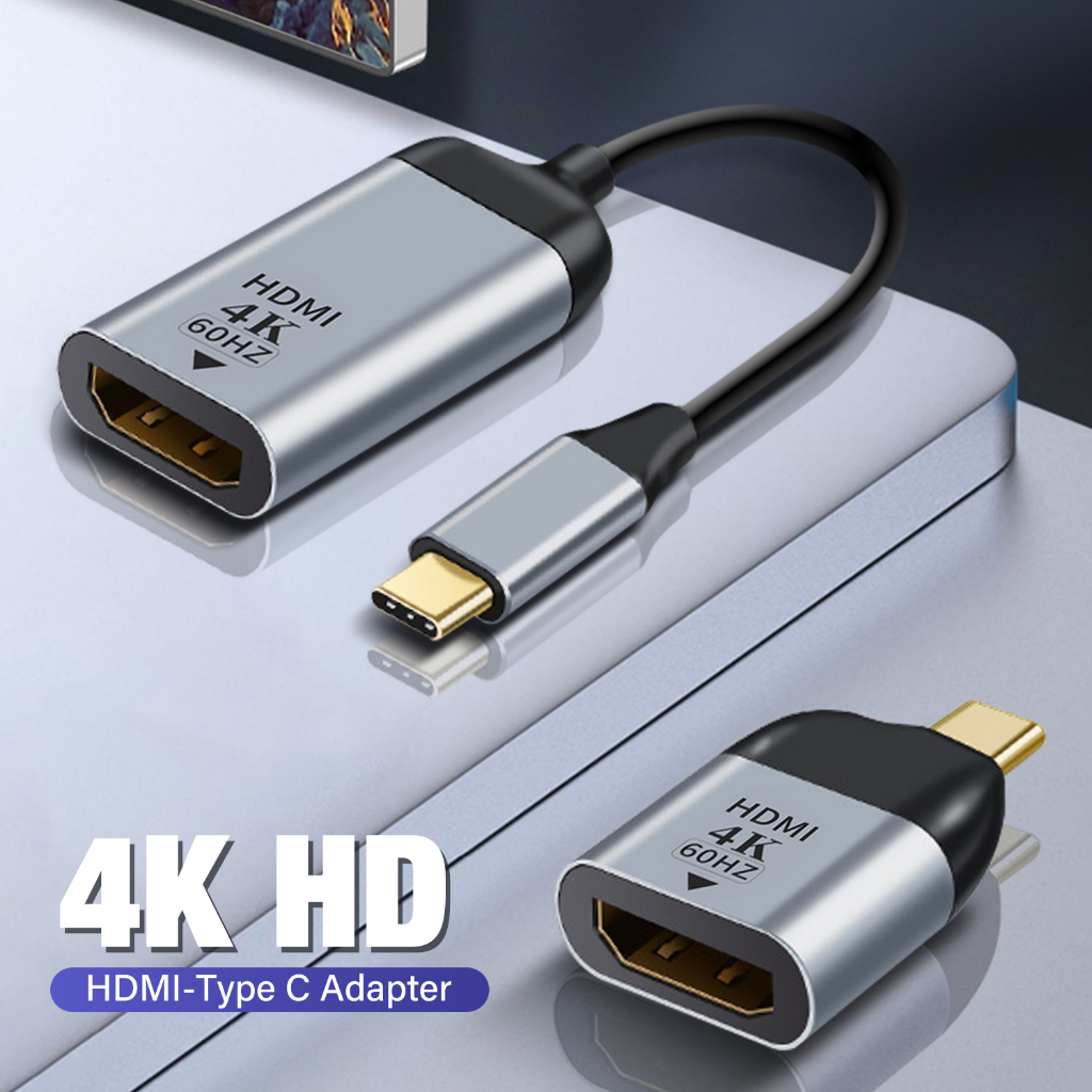 Dây Cáp Chuyển Đổi Cổng USB Type C Sang HDMI 4K Cho TV DAC PC Xiaomi MacBook Pro Air iPad Samsung Xiaomi Huawei USBC HDMI