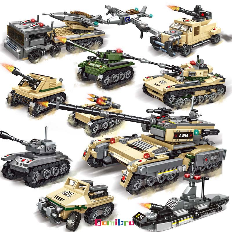 Bộ Đồ Chơi Lắp Ráp Lego Quân Đội 1000 Mảnh