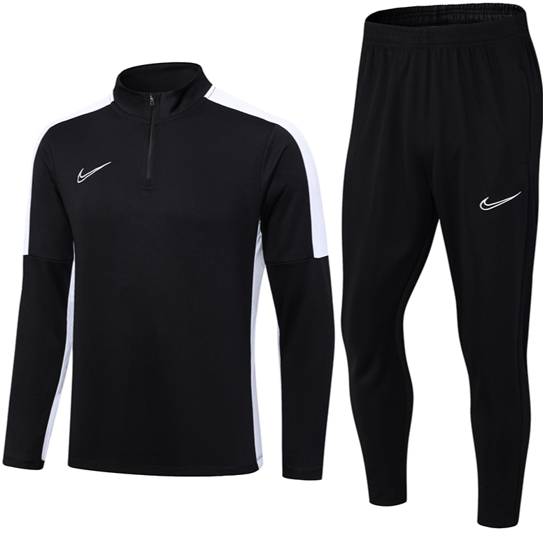 Bộ Đồ Đá Banh Tay Dài Nửazip 23 / 24 nk Chất Lượng Cao