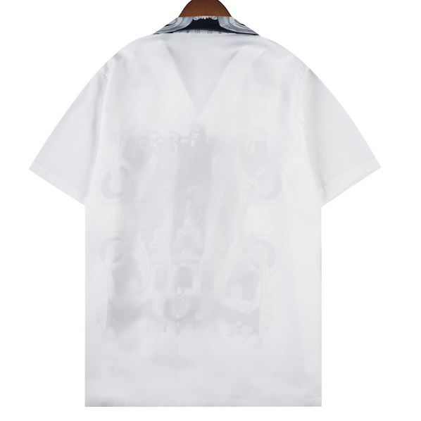 Versace Áo Thun Tay Ngắn Chất Liệu cotton In Họa Tiết Thời Trang Mùa Hè Cho Nam Nữ