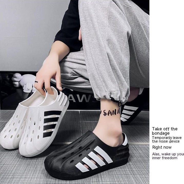 Giày Sandal Thể Thao Nam Đục Lỗ Thoáng Khí 5.0Cm