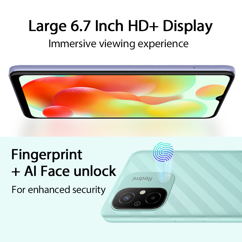 Điện ThoạI Xiaomi Redmi 12C 12 C 50MP AI Camera MTK Helio G85 6.71 Inch 5000mAh