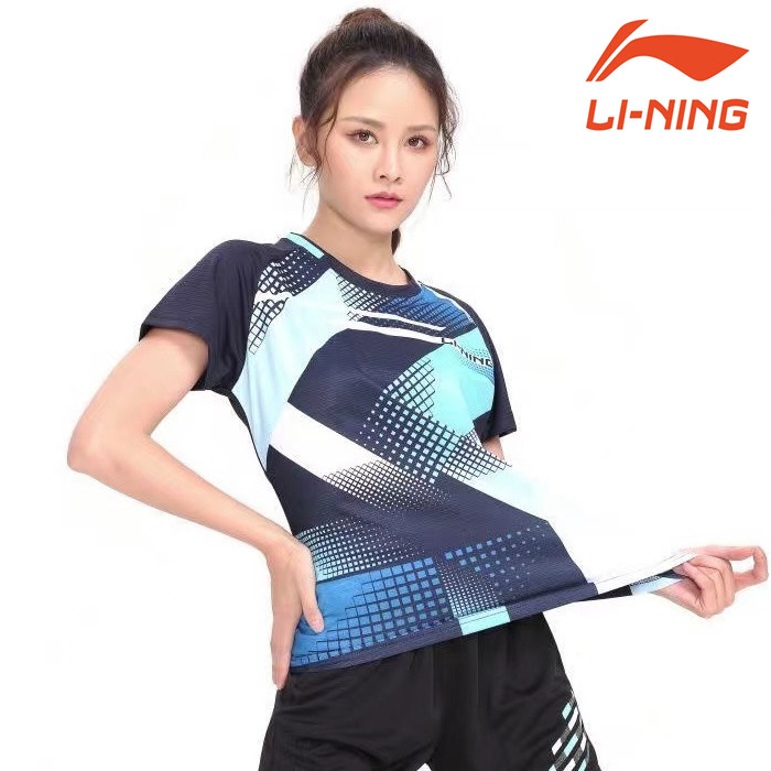 Li Ning Bộ Đồ Thể Thao Bóng Bàn Tay Ngắn Cho Nam Và Nữ Đội Tuyển Quốc Gia