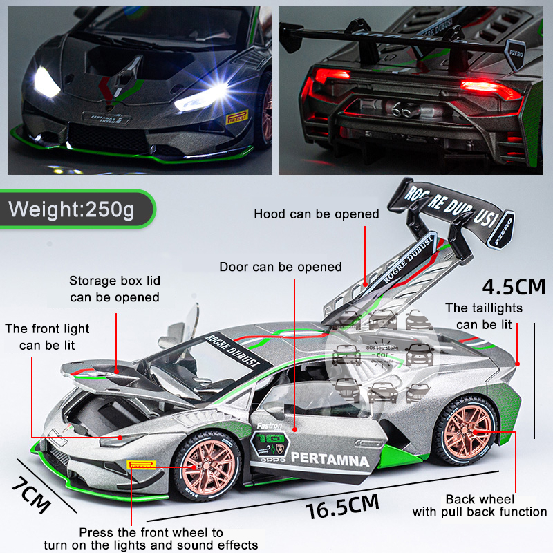 Mô Hình Xe Ô Tô Lamborghini Huracan Đồ Chơi Tỉ Lệ 1: 32