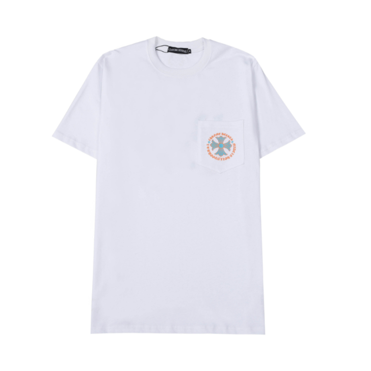 Áo Thun cotton Tay Ngắn In Hình Chrome Hearts Thời Trang unisex
