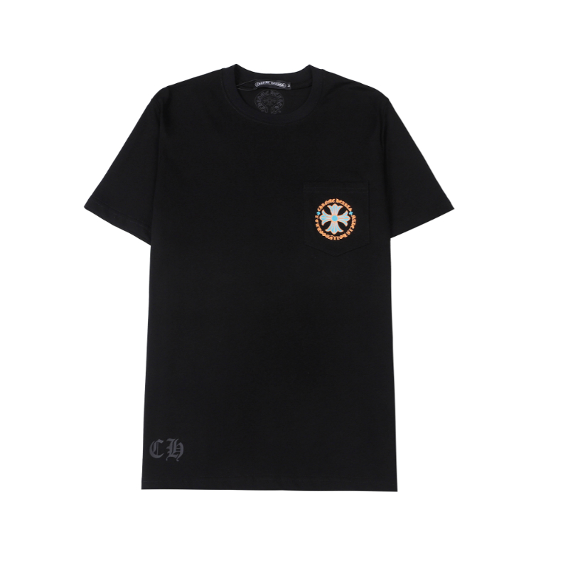Áo Thun cotton Tay Ngắn In Hình Chrome Hearts Thời Trang unisex