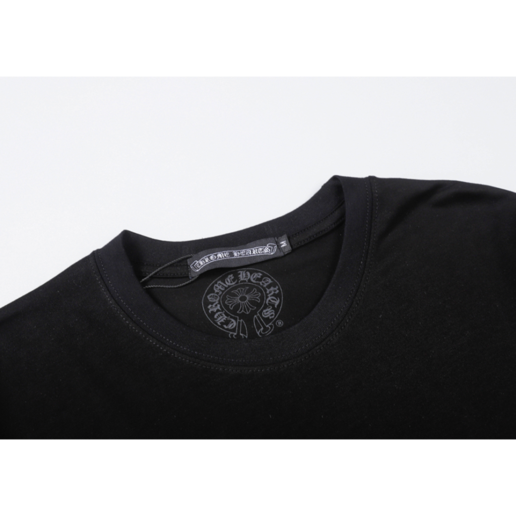 Áo Thun cotton Tay Ngắn In Hình Chrome Hearts Thời Trang unisex