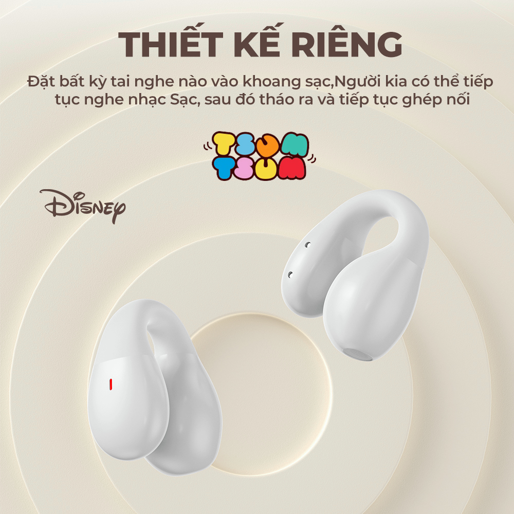 Tai Nghe Nhét Tai Bluetooth Không Dây Chống Thấm Nước IPX7 Disney TZW11