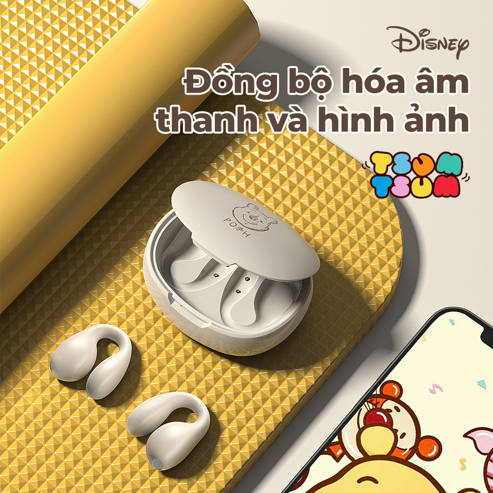 Tai Nghe Nhét Tai Bluetooth Không Dây Chống Thấm Nước IPX7 Disney TZW11
