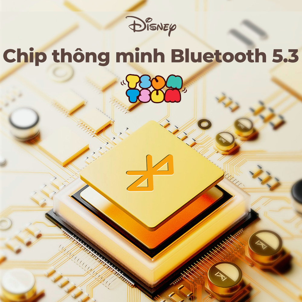 Tai Nghe Nhét Tai Bluetooth Không Dây Chống Thấm Nước IPX7 Disney TZW11