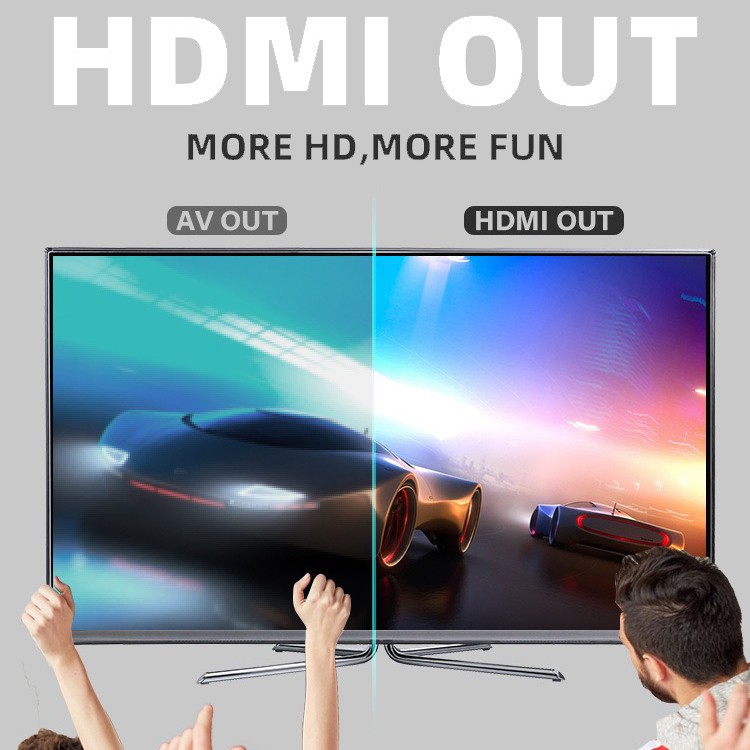 Máy Chơi Game 40000 Game G5 S905L WiFi 4K HD TV Box 128G Cho PS1 N64 PSP GBA Và Ph TBWH