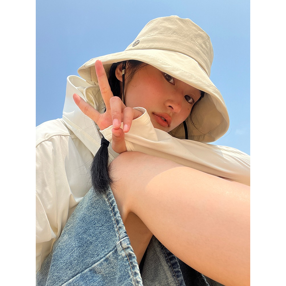 Nón Tai Bèo Vành Rộng Mỏng Nhẹ Chống Nắng Nhanh Khô Thời Trang Mùa Hè Phong Cách Hàn Quốc Cho Nữ