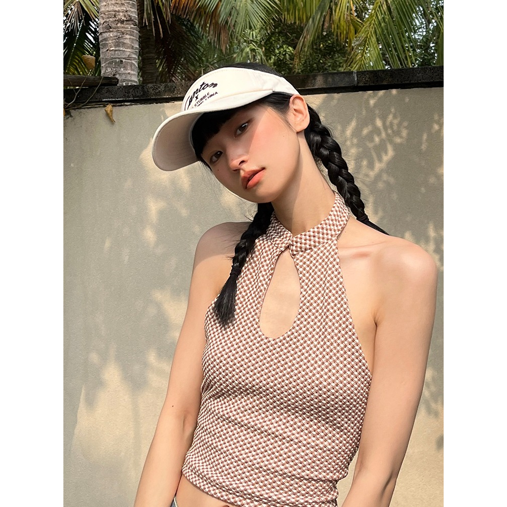 Mũ Lưỡi Trai Thể Thao Hở Chóp In Chữ Phong Cách Đường Phố Hàn Quốc