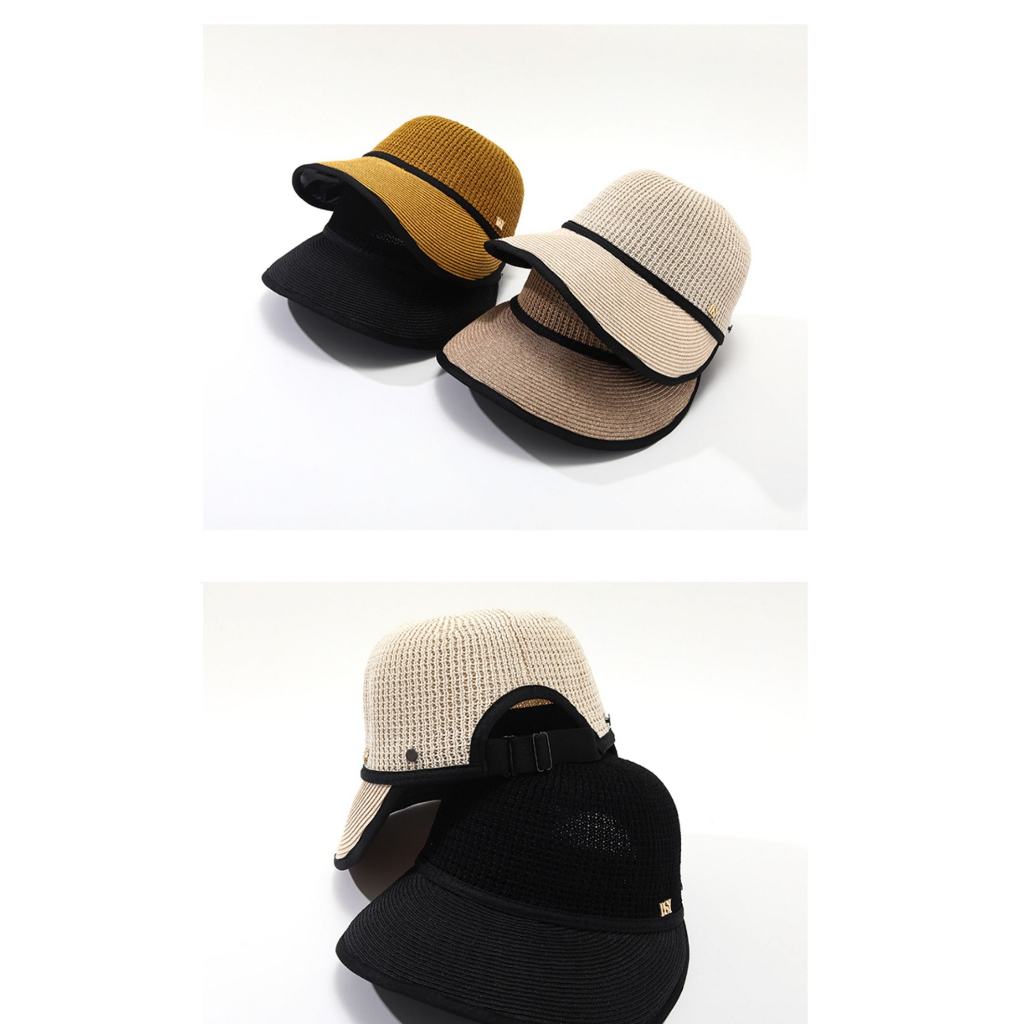 Mũ Cói Rộng Vành Chống Nắng Thời Trang Mùa Hè Phong Cách Hàn Quốc Cho Nữ