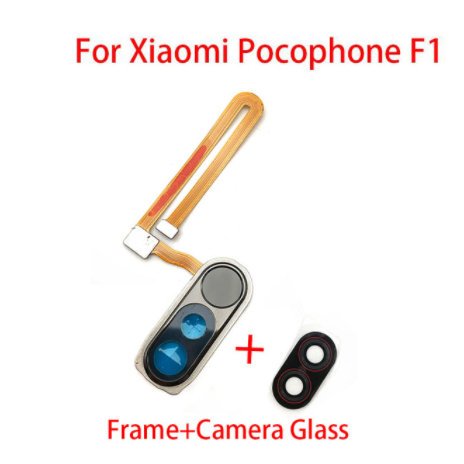Bảng Mạch Cảm Ứng Vân Tay + Khung Camera Cho Xiaomi Mi Poco F1 Mi Pocophone F1
