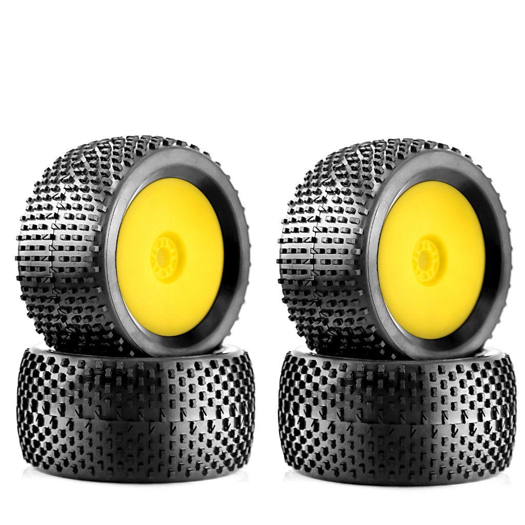 Set 4 Bánh Xe Cao Su 140mm Chuyên Dụng Cho Xe Điều Khiển 1 / 8 RC 1 / 10 SUMMIT Ebevo MAXX 1 / 8 ARRMA OUTCAST KRATON TEKNO XRAY SRX4 HPI HSP Bazoka CAMPER Kyosho Zdnuo