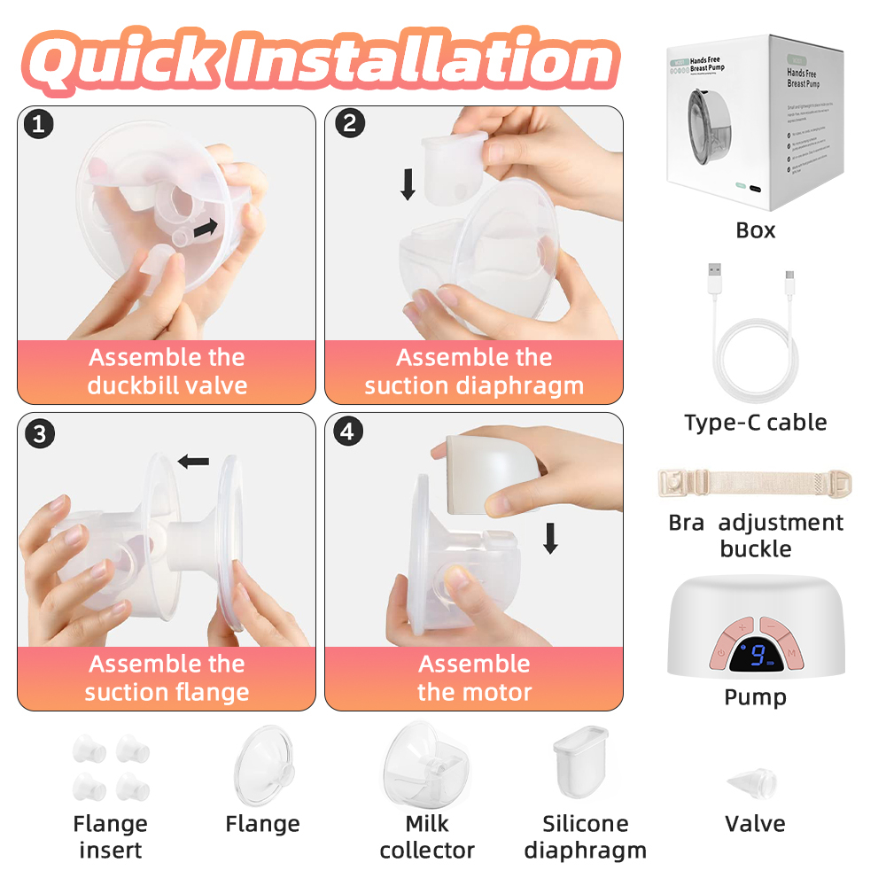 Máy hút sữa không dây rảnh tay, máy vắt sữa Mẫu Mới Công Nghệ Nhật Bản Siêu nhỏ gọnMáy hút sữa không dây rảnh tay, máy vắt sữa Mẫu Mới Công Nghệ Nhật Bản Siêu nhỏ gọn