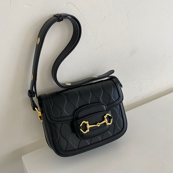 Túi Đeo Vai Nữ Da PU Họa Tiết Sóng Mềm Thời Trang Túi Sát Nách Nữ Cho Văn Phòng Mua Sắm Du Lịch