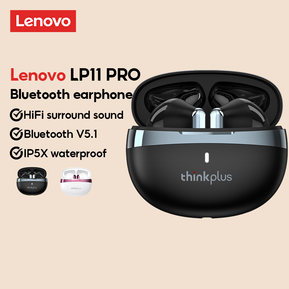 Tai nghe bluetooth 5.1 LENOVO LP11 Pro kiểu dáng thể thao loại bỏ tiếng ồn cao cấp