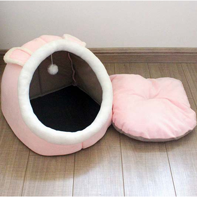 Domicoo Nhà Chó Mèo Mèo Giá Rẻ Giường Ngủ Giữ Ấm Bốn Mùa Có Thể Giặt Sạch Dành Cho Mèo Cưng