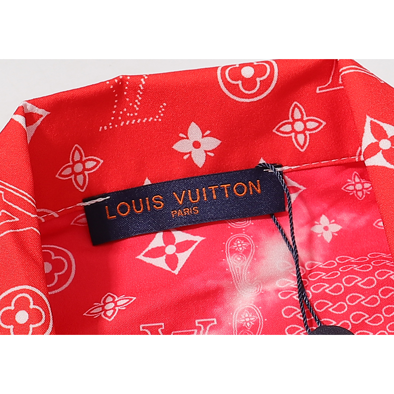 Áo Thun Tay Ngắn Chất Liệu cotton In Họa Tiết Louis V Thời Trang Mùa Hè Cho Nam Và Nữ