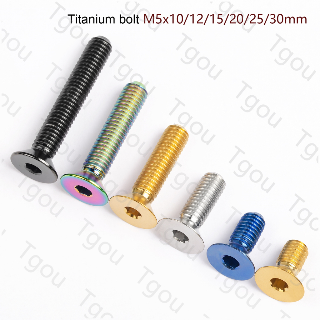 Bu Lông Lục Giác Bằng Titan M5X10 12 15 20 25 30mm