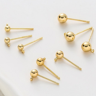 Kim đồng mạ vàng 18k đính hạt nhiều màu sắc
