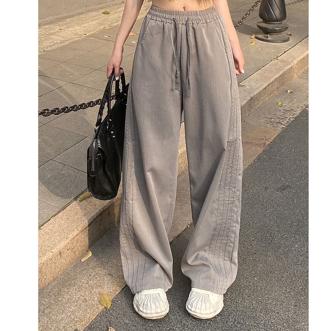 Seraphine quần ống rộng nữ quần baggy 2023 INS hot trend quần nữ APR1902