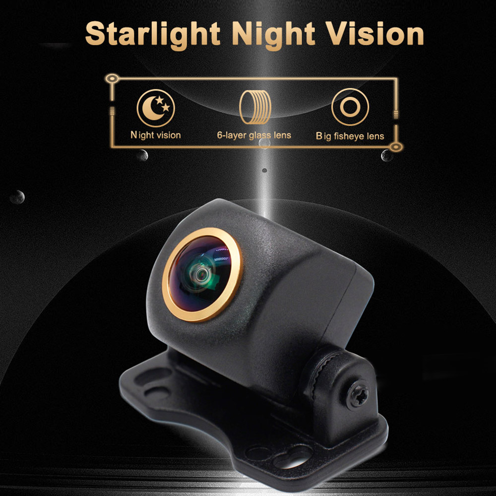 Smartour AHD 1080P 180 Độ Mắt Cá Có Thể Điều Chỉnh Phía Trước Ô Tô Ngược Dự Phòng Camera Quan Sát Phía Sau Cho Xe Android DVD AHD Màn Hình