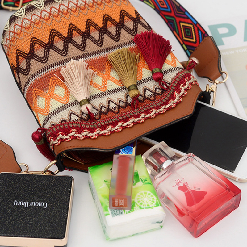 Túi Xách Da pu Phong Cách Dân Tộc Thời Trang Cho Nữ