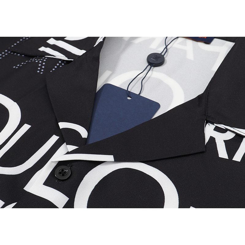 Áo Thun Tay Ngắn Chất Liệu cotton In Họa Tiết Louis V Thời Trang Mùa Hè Cho Nam Và Nữ