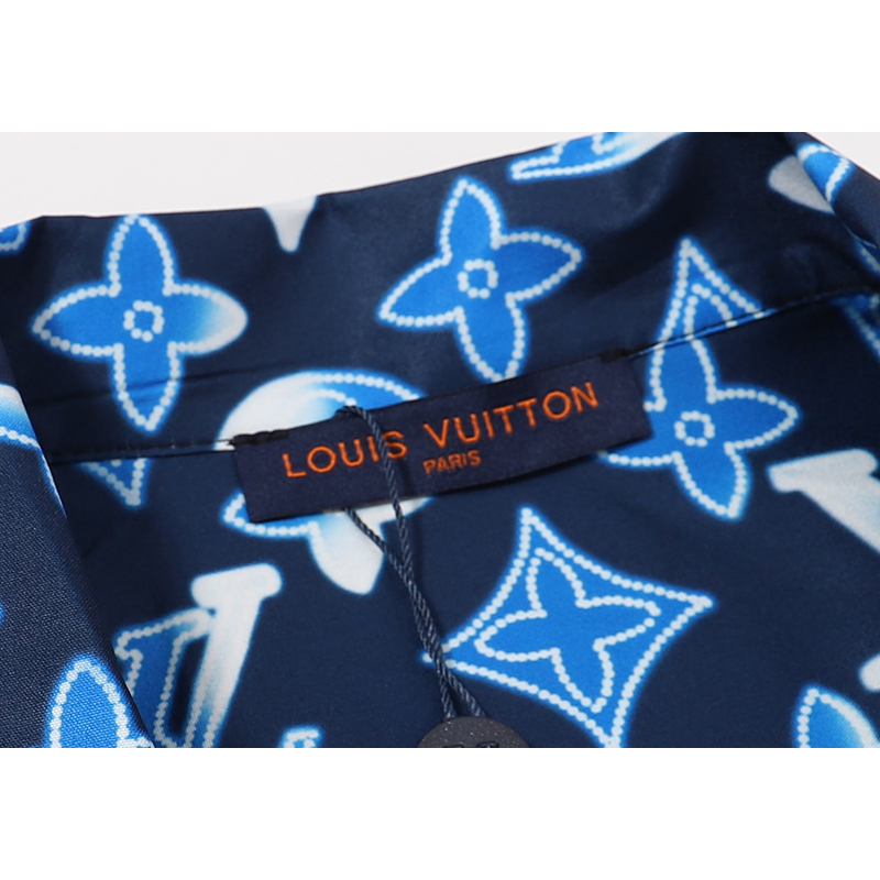 Áo Thun Tay Ngắn Chất Liệu cotton In Họa Tiết Louis Thời Trang Mùa Hè Cho Nam Và Nữ