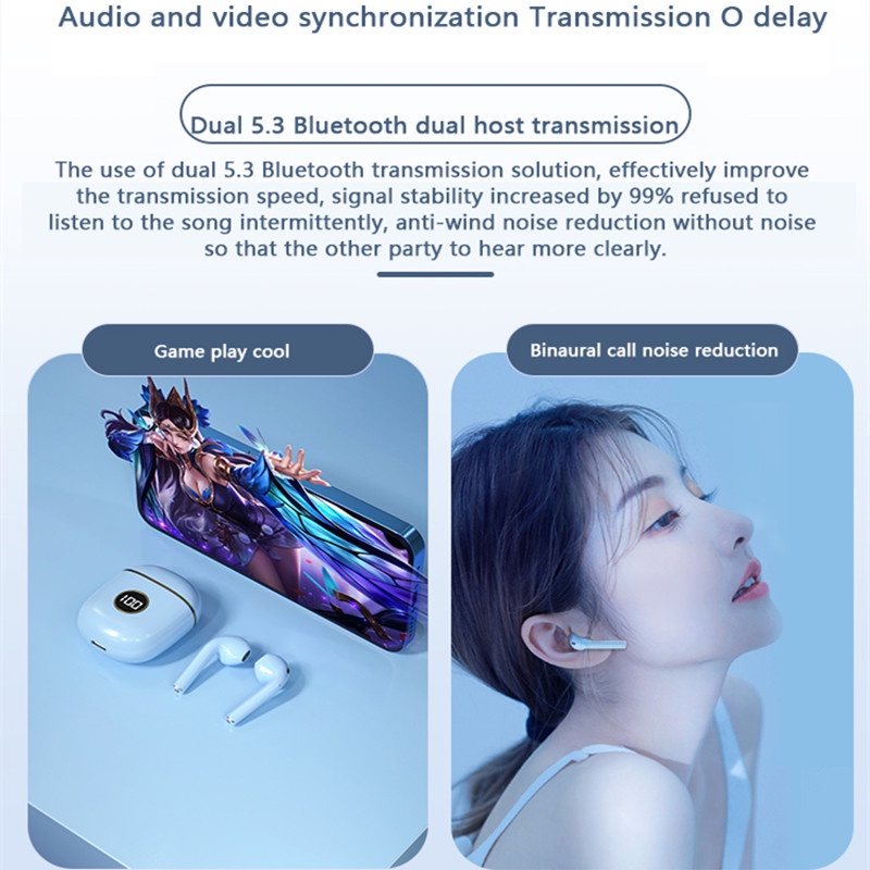 Tai Nghe Không Dây X88 TWS Bluetooth 5.3 Có Micro HD 2023