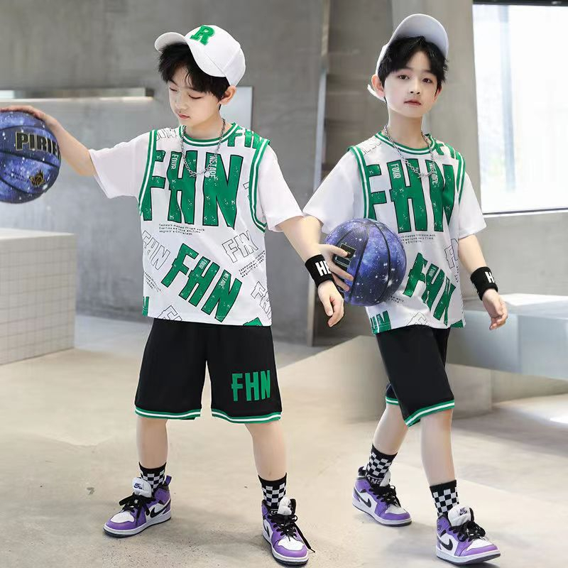 Set 2 Món Áo Thun + Quần Short Thời Trang Hàn Quốc Chất Lượng Cao Cho Bé Trai Từ 3-4 - 5-6 - 7-8 - 9-10 - 11-12 Tuổi Đồ Chơi Trẻ Em