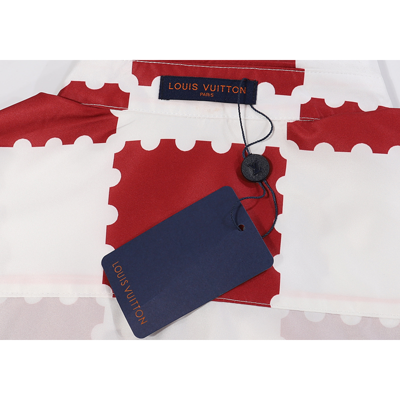 Áo Thun Tay Ngắn Chất Liệu cotton In Họa Tiết Louis V Thời Trang Mùa Hè Cho Nam Và Nữ