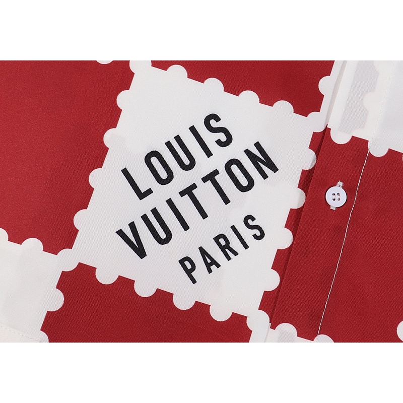 Áo Thun Tay Ngắn Chất Liệu cotton In Họa Tiết Louis V Thời Trang Mùa Hè Cho Nam Và Nữ