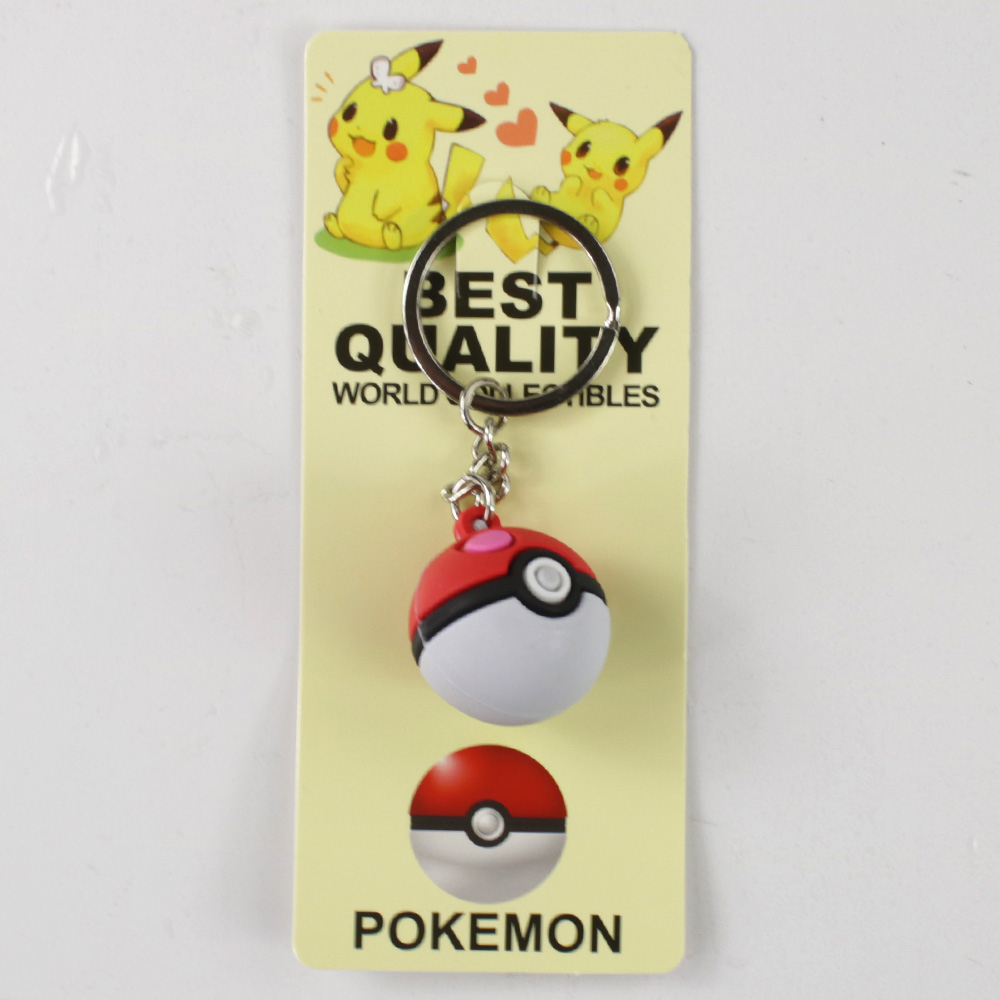 Móc Khóa Quả Cầu Pokemon 3-4cm Dễ Thương