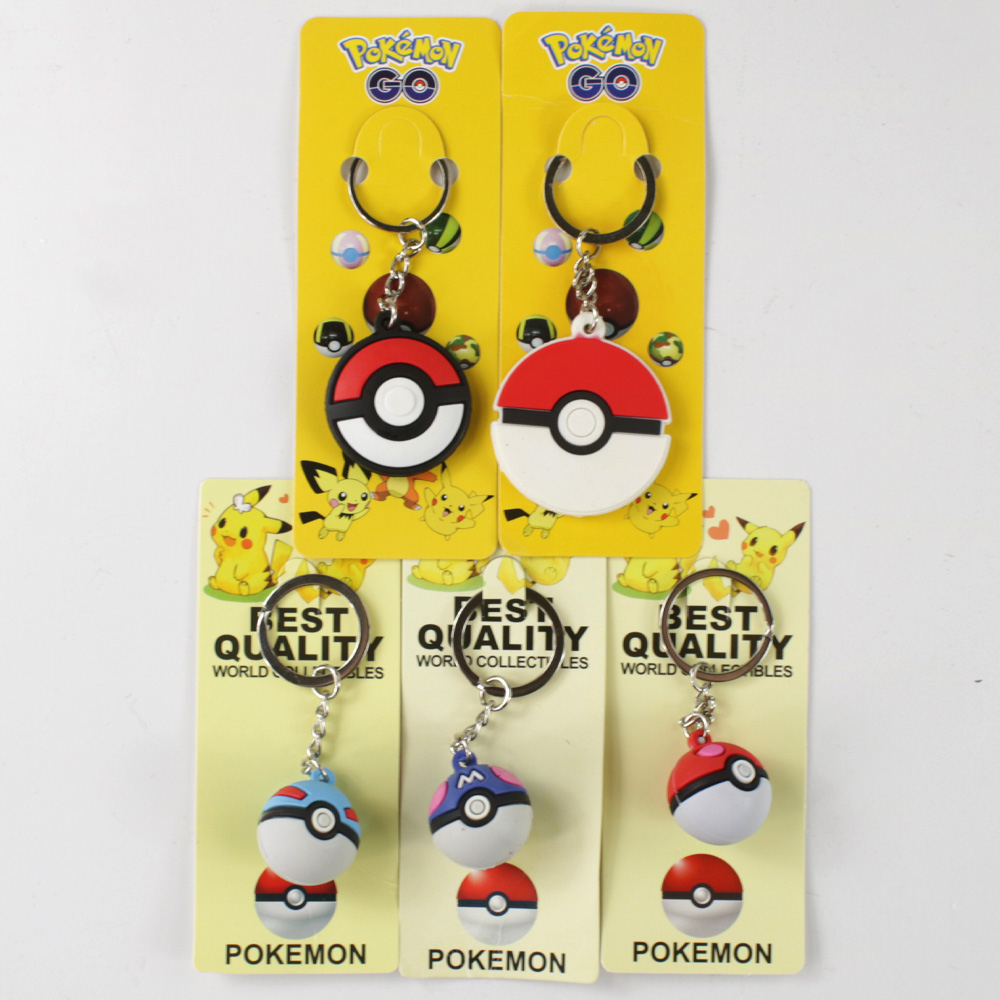 Móc Khóa Quả Cầu Pokemon 3-4cm Dễ Thương